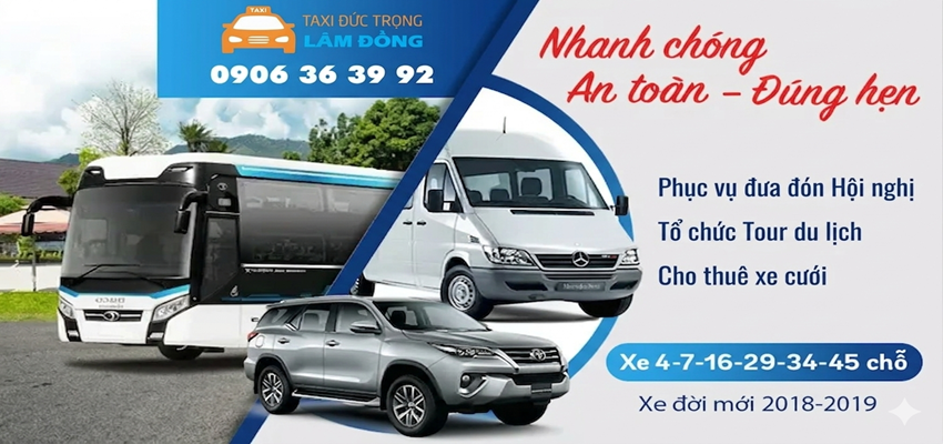 Taxi Đức Trọng Lâm Đồng - Dịch vụ đa dạng